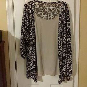 Animal print long sleeve